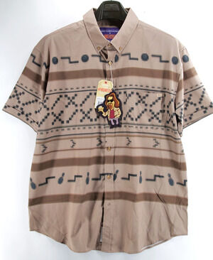 RSVLTS The Big Lebowski "Duderino" Kunuflex Mens XL Shirt NWT Rare Short Sleeve